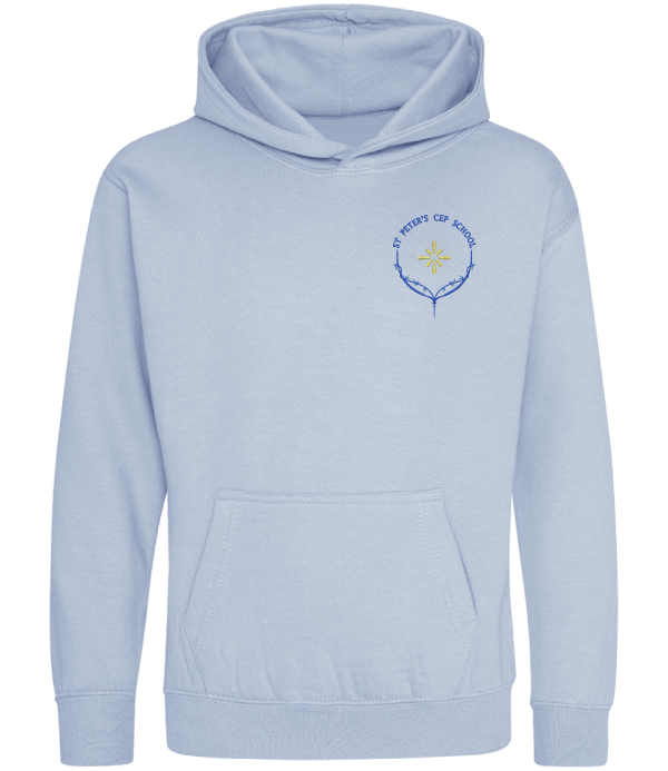 St Peter's Hoody with printed school badge