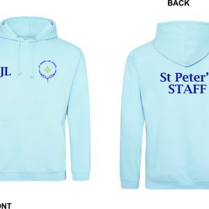 St Peters, Sky Blue STAFF Hoody